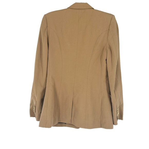 A.L.C. Sedgwick Tan Double Breasted Blazer Jacket - Picture 3 of 8